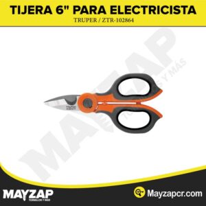 TIJERA 6" PARA ELECTRICISTA, EXPERT