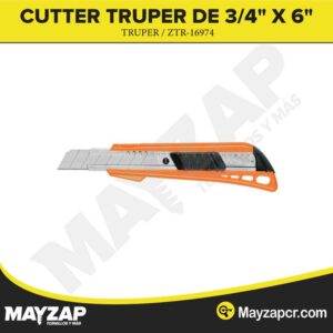 CUTTER TRUPER DE 3/4" X 6"