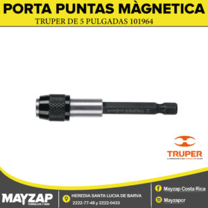 PORTA PUNTAS TRUPER DE 5 PULGADAS MAGNETICA TRUPER 101964