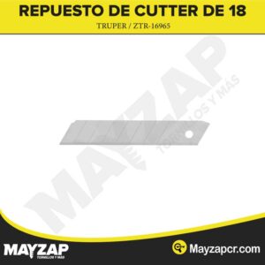 REPUESTO DE CUTTER DE 18 MM