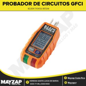 Probador de Circuitos GFCI con LCD Klein Tools RT250