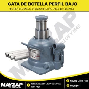 GATA DE BOTELLA PERFIL BAJO (CHAPARRA) DE 150 A 245MM TORIN MODELO TH820002