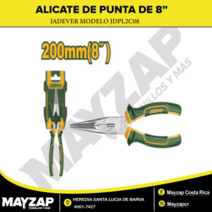 Alicate de puntas de 8 Pulgadas jadever Modelo JDPL2C08