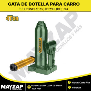 GATA DE BOTELLA DE 4 TONELADAS JADEVER MODELO JDHJ1504 PARA CARRO