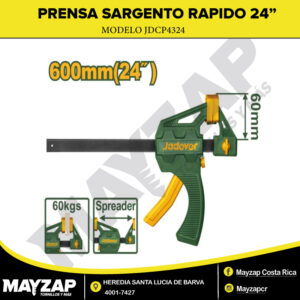 Prensa Sargento de Ajuste rápido de 24" Jadever JDCP4324