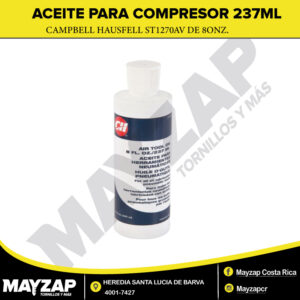 Aceite para Compresor de aire Campbell Hausfeld de 237ml o 8ONZ ST127012AV