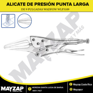 Alicate de presión de punta larga de 9 pulgadas WADFOW WLP3109