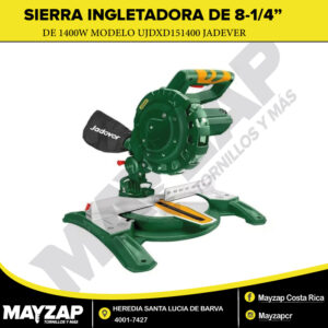 Sierra ingletadora de 8-1/4" Jadever modelo UJDXD151400