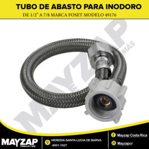 Tubo de Abasto para Inodoro de 1/2 a 7/8" Foset 49176