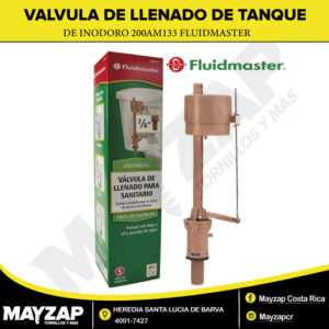 VALVULA DE LLENADO TANQUE BAJO 200AM133 FLUIDMASTER