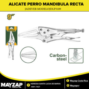 Alicate perro mandibula recta jadever modelo jdlp3109