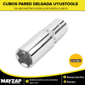 Cubos de Pared Delgada largo Hexagonal Espiga de 1/2" Uyustool