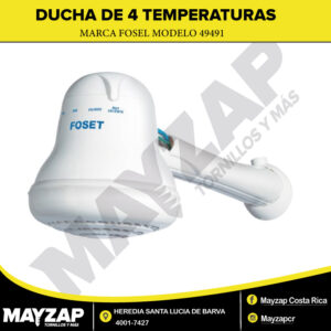 Ducha de 4 Temperaturas Truper Foset 49491 Modelo REGEL-4