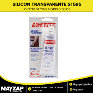 Silicon Transparente Loctite SI 595 modelo 285952