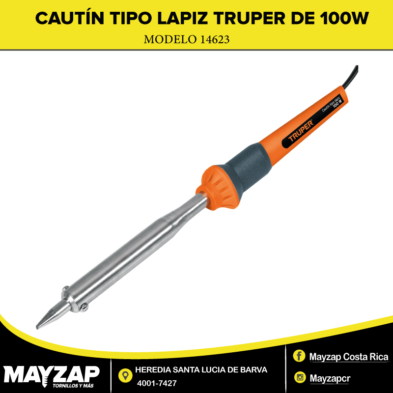 CAUTIN TIPO LAPIZ DE 100 WATTS MODELO 14623 MARCA TRUPER