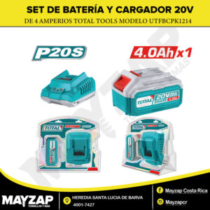 Set de 2 Baterias de 2Ah con Cargador Total Tools UTFBCPK1222
