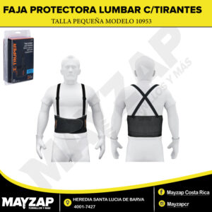 Faja Lumbar de tirantes Truper 10953