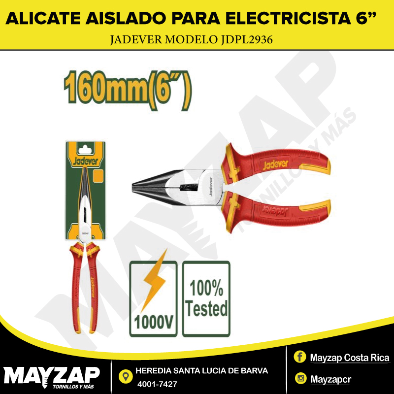 JS 107 5’6 29.6リッター Alicate para electricista Aislados 6