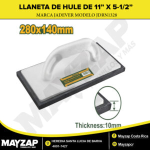 Llaneta de Hule de 11"x 5-1/2" Jadever JDRN1328