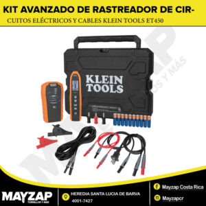 kit rastreador de circuitos electricos y cables kleins tools et450