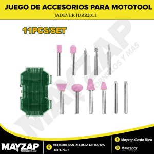 Juego Accesorios Mototool 11 pzs Jadever JDRR2011