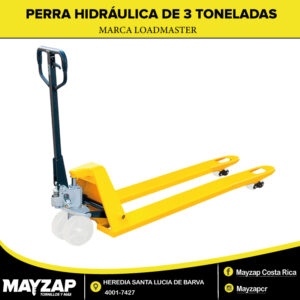 PERRA HIDRAULICA DE 3 TONELADAS MARCA LOADMASTER