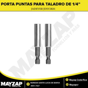 PORTA PUNTAS PARA TALADRO DE 1-4 JADEVER JDSV2K01