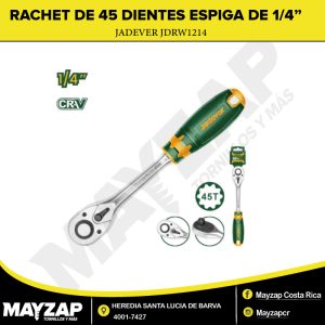 Ratch Espiga 1/4" Jadever JDRW1214