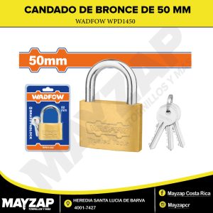 CANDADO DE BRONCE DE 50MM WADFOW MODELO WPD1450