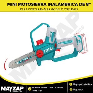 MOTOSIERRA INALÁMBRICA 20V BRUSHLESS 8” — TOTAL TGSLI2085 (SIN BATERÍA)