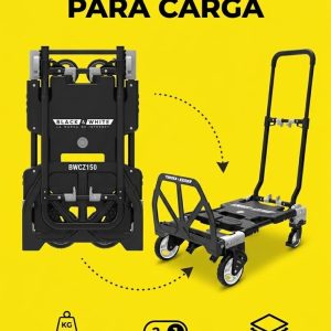Carro de Mano para Carga — BWCZ150 / 150Kg / BLACK AND WHITE