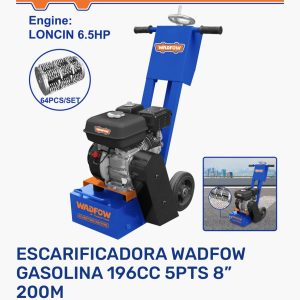 Escarificadora a Gasolina — WSFM2A201 / 196CC / 6.5HP / 8" / wadfow