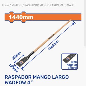 Raspador Mango Largo Wadfow 4 pulgadas — WQA1313 / 4 pulgadas / Wadfow