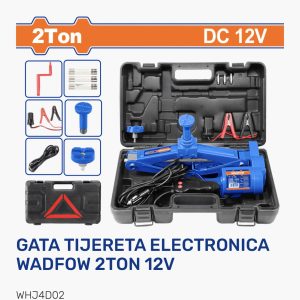 Gata Tijereta Electrónica — WHJ4D02 / 2 Ton / 12V / wadfow