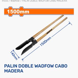 Palín Doble Cabo Madera — WSE8318 / 1500mm / wadfow