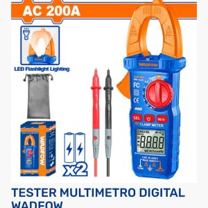Wadfow Tester Multímetro Digital AC Clamp Meter 200A Wadfow WDM8201