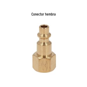 CONECTOR RÁPIDO HEMBRA LATÓN 1/4 NPT — ZTR-19082 / 1/4" / TRUPER