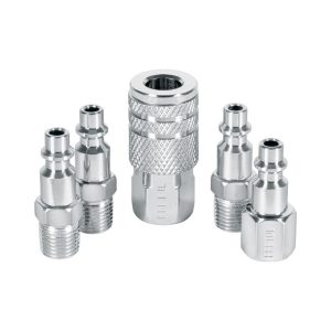 Juego de Acople y Conectores Rápidos 1/4" NPT — CORAL-5P — Pretul