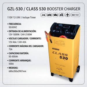 CARGADOR ARRANCADOR DE BATERÍAS — CLASS 530 / ZEA THUMASON