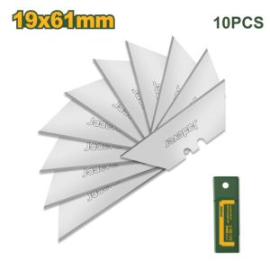 Cuchilla de Repuesto para Cutter Trapezoidal 10 piezas — JDMK1K61 / 6,1 x 1,9 cm / Jadever