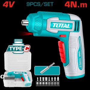 Destornillador Inalámbrico 4V — TSDLI0458 — Total Tools