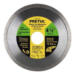 Disco de Diamante Rin Continuo 4-1/2" — DID-145P — Pretul
