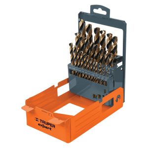 JUEGO DE BROCAS HSS PARA METAL EN ESTUCHE — DESP-BAV-29C / 29 PIEZAS / TRUPER EXPERT