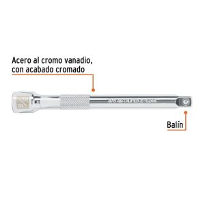 Extensión para Ratchet Cuadro 3/8" 15 cm — Truper E-5266