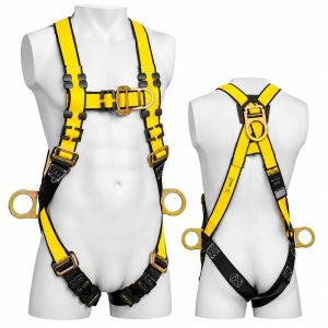 Arnés de Cuerpo Completo 4 Argollas S/M/L — Steel Pro