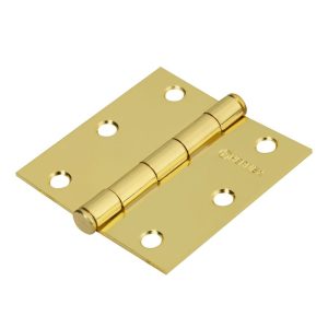 Bisagra Cuadrada 3" Latonado Cabeza Plana — BC-301PB / Hermex Truper