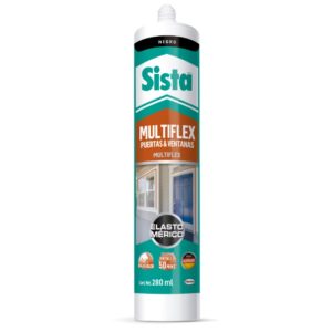Sellador Elastomérico Sista Multiflex Negro 280 ml — Henkel