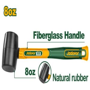 Mazo de Hule Negro 8 oz — JDHM7301 — Jadever
