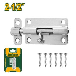 Picaporte Tower Bolt Acero Galvanizado 6.35 cm — JDCX2K25 Jadever