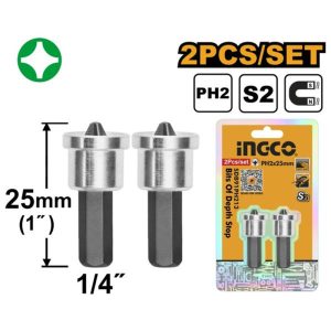 Puntas Phillips con Tope de Profundidad PH2 x 2.5 cm — SDB91PH213 — Ingco